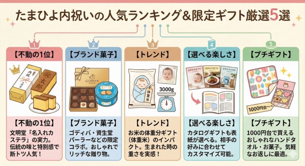 たまひよ内祝い 人気ランキング